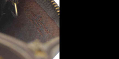 Louis Vuitton Monogram Pochette Cles Wallet Coin Purse Brown 874ET