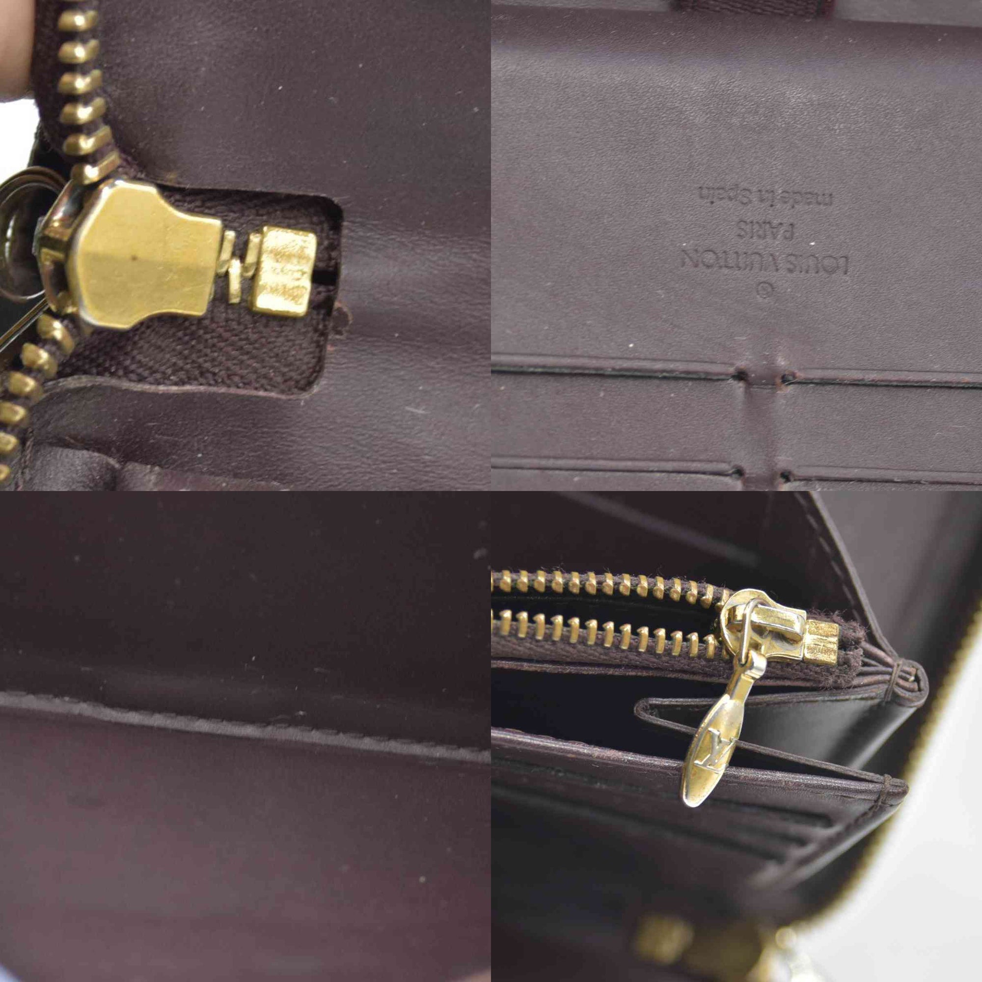 $1110 2008 Louis Vuitton Monogram Vernis Zippy Organizer Wallet CONSIGNMENT CA3098