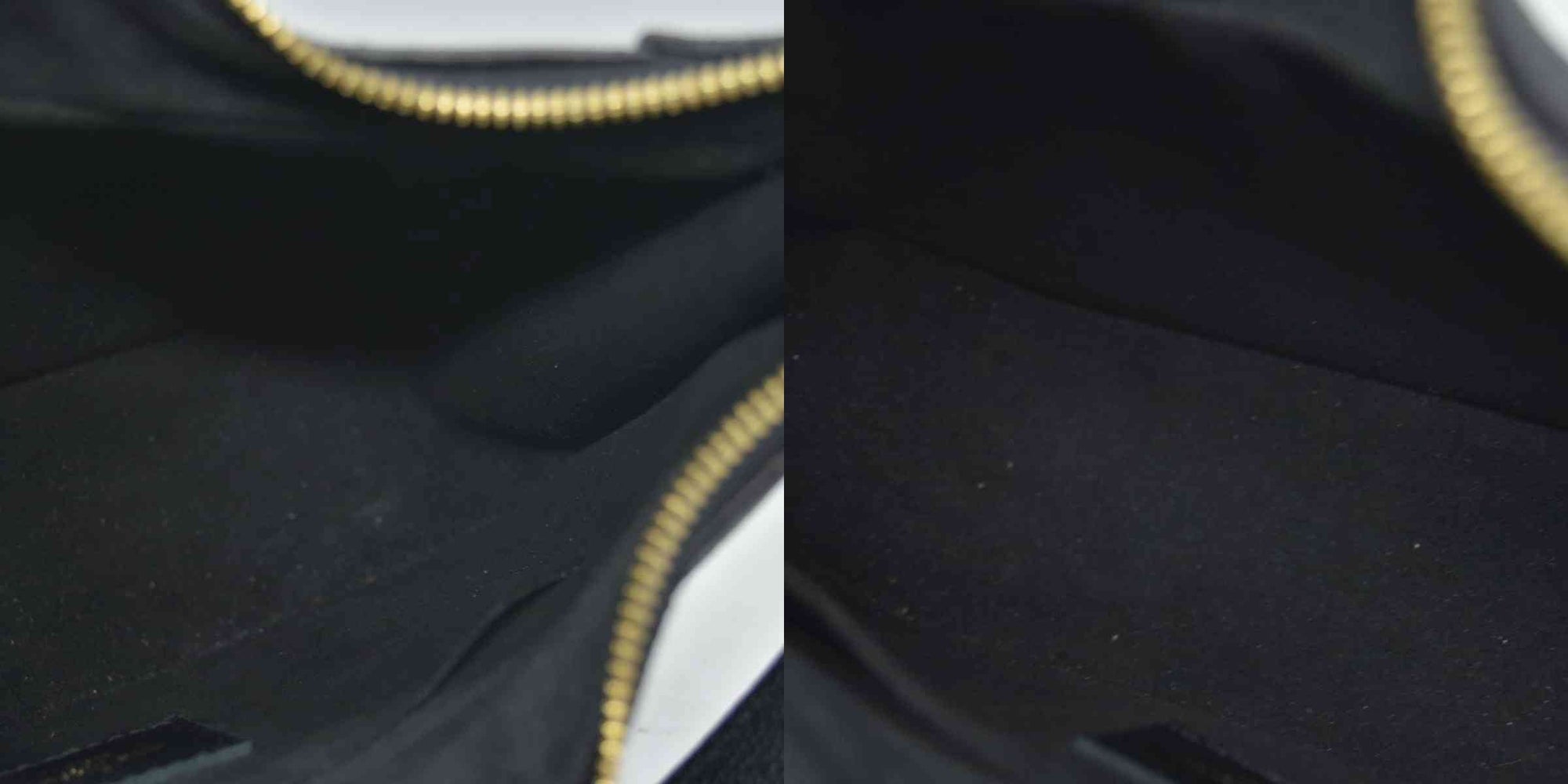 $2640  Louis Vuitton Empreinte Monogram Giant Bagatelle NM Black