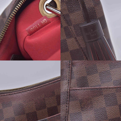 $1,520 2018 Louis Vuitton Damier Ebene South Bank Besace DR1188 10021530