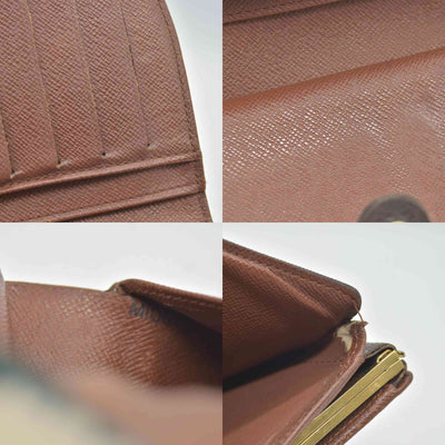 $750 2003 Louis Vuitton Kisslock French Wallet MI0013 10020015