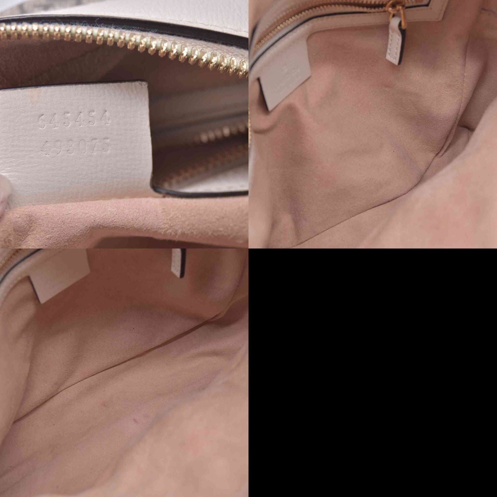 $1650 2021 Gucci GG Supreme Monogram Small Horsebit 1955 Shoulder Bag Beige Mystic White 10020896