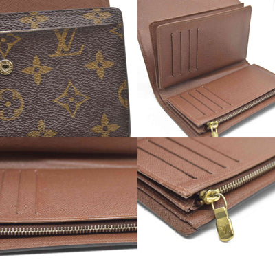 $610 LOUIS VUITTON Monogram Alexandra Trifold Wallet CA0112