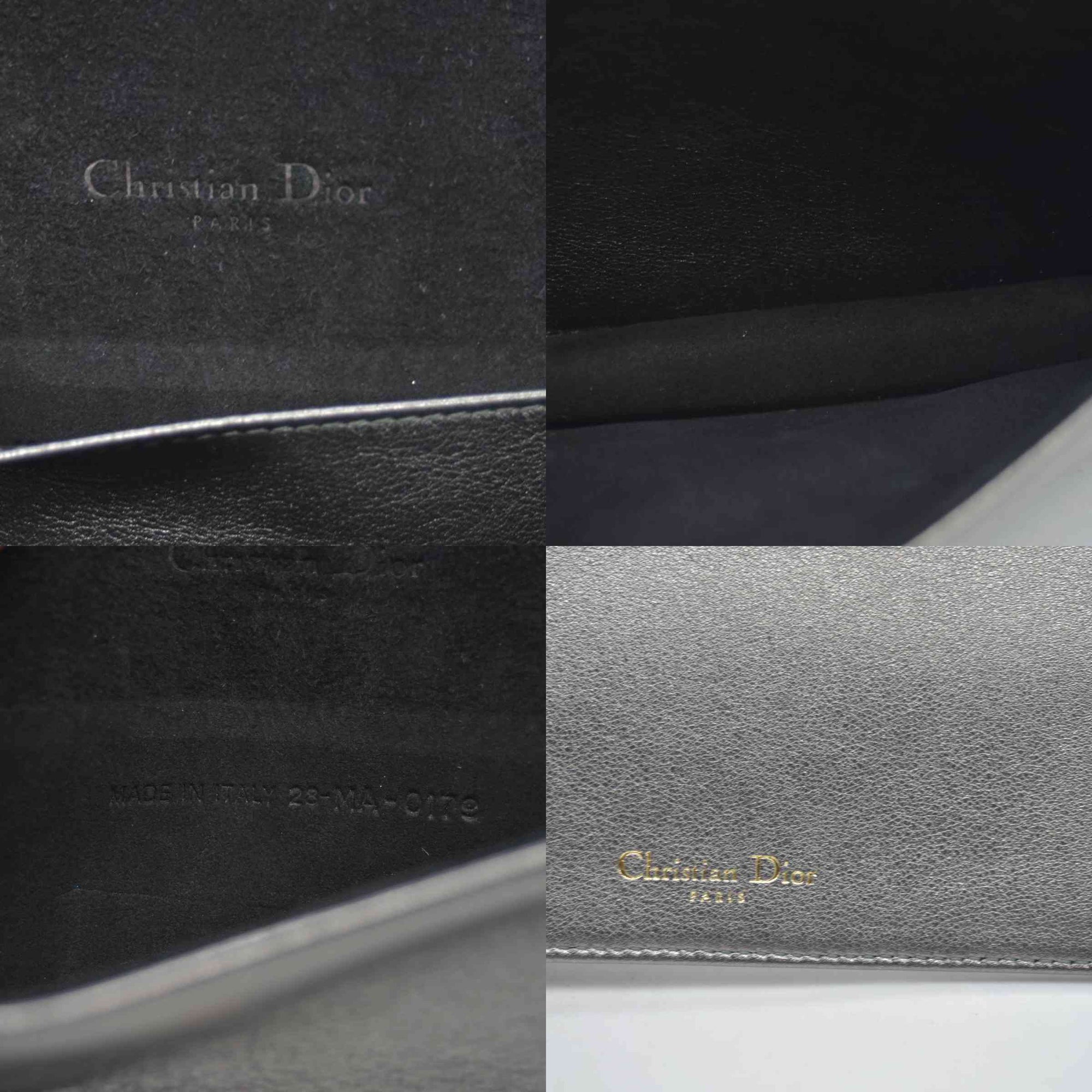 $2400 Christian Dior Cannage Lady Convertible Clutch