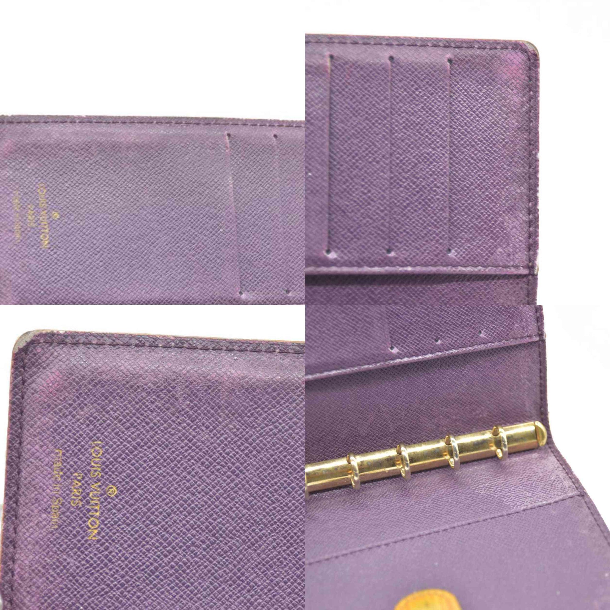 Louis Vuitton Epi Agenda PM Leather Notebook Cover Yellow