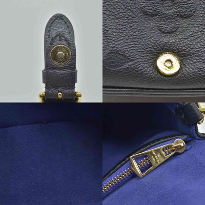 $2850 Louis Vuitton Monogram Diane Black Empreinte Leather Shoulder Bag