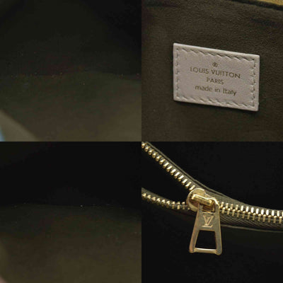 $4950 Louis Vuitton Lambskin Embossed Monogram Coussin PM Beige Cream