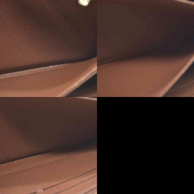 Louis Vuitton Zippy Zip Around Long Wallet Purse Brown SP2152