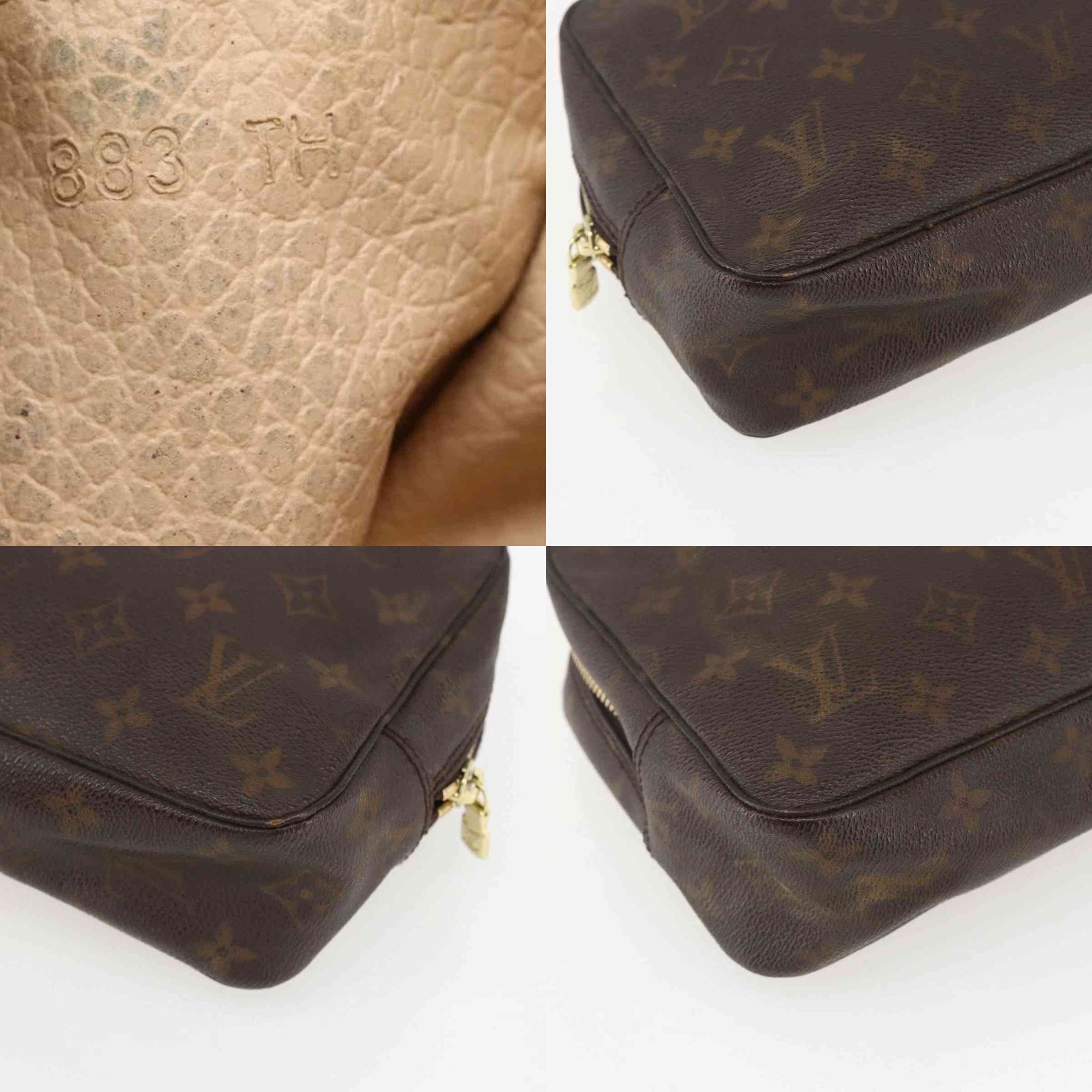 $600 1988 LOUIS VUITTON Monogram Trousse Toilette 23 883TH