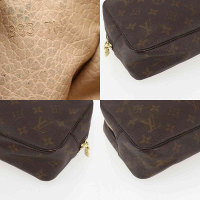 $600 1988 LOUIS VUITTON Monogram Trousse Toilette 23 883TH