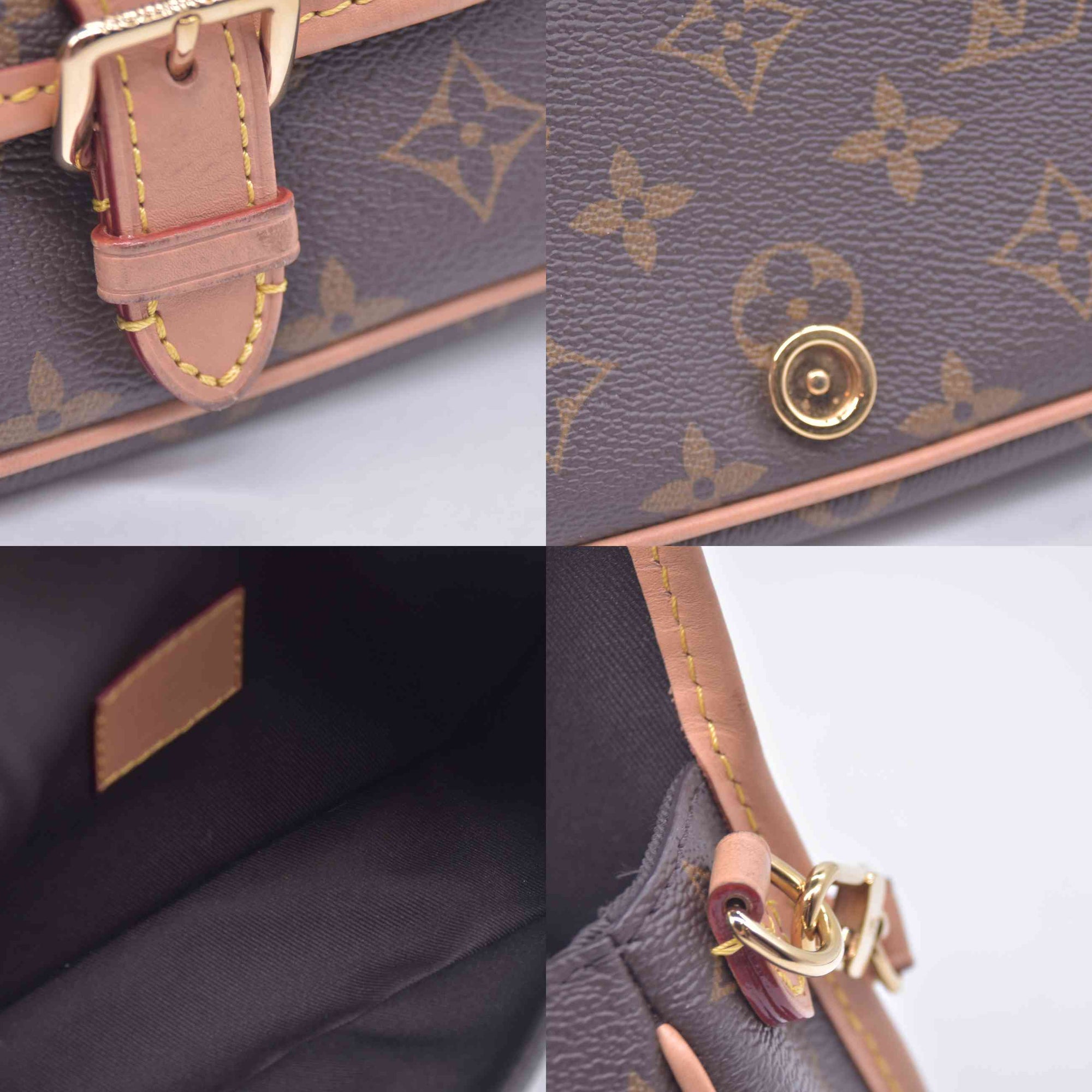 $2170 Louis Vuitton Monogram Nano Diane RFID With Box 10020697