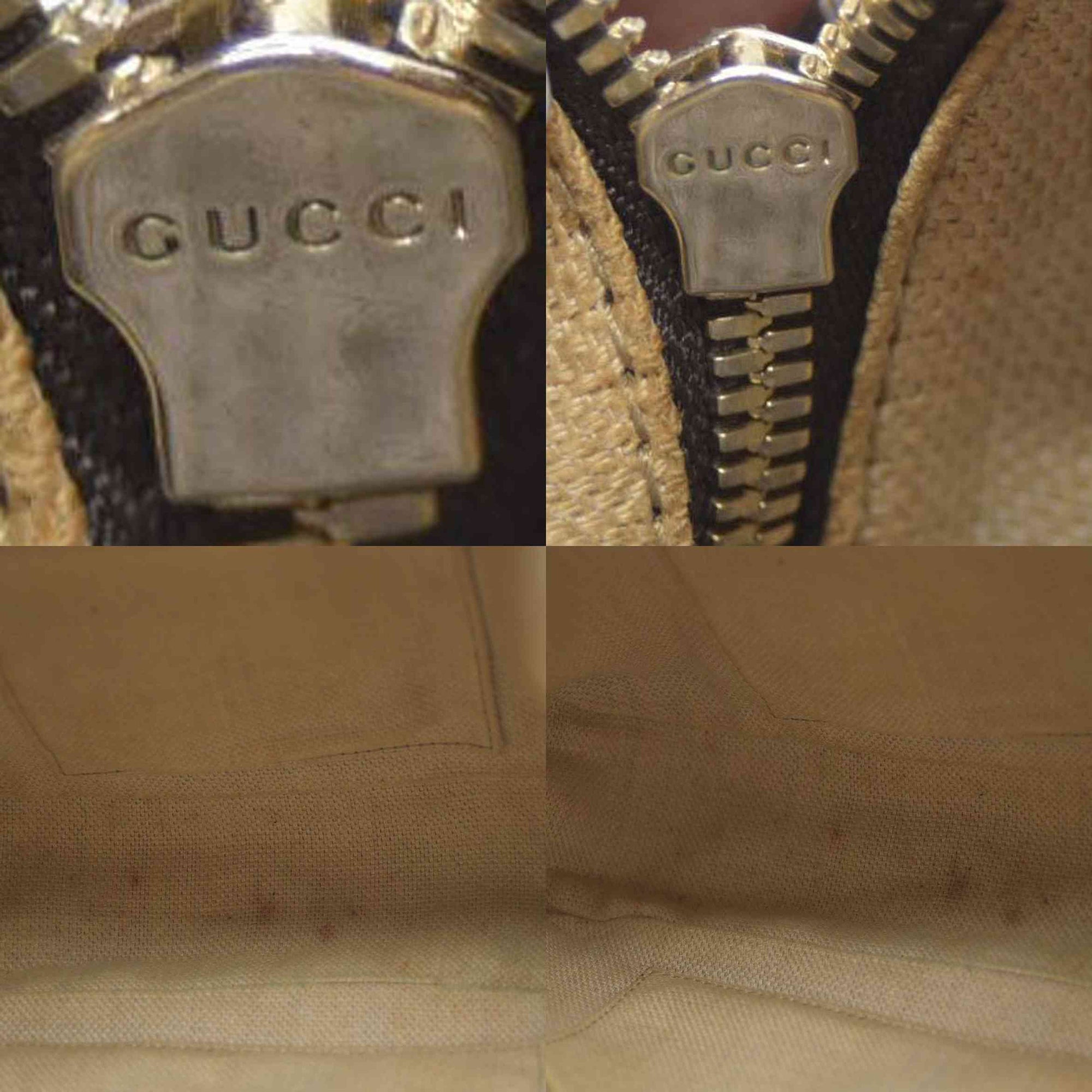 Gucci  GG Supreme Monogram Web Small Webby Bee Shoulder Bag Dark Brown