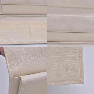 $520 GUCCI GG Canvas Continental Flap Wallet Beige CONSIGNMENT 10021578