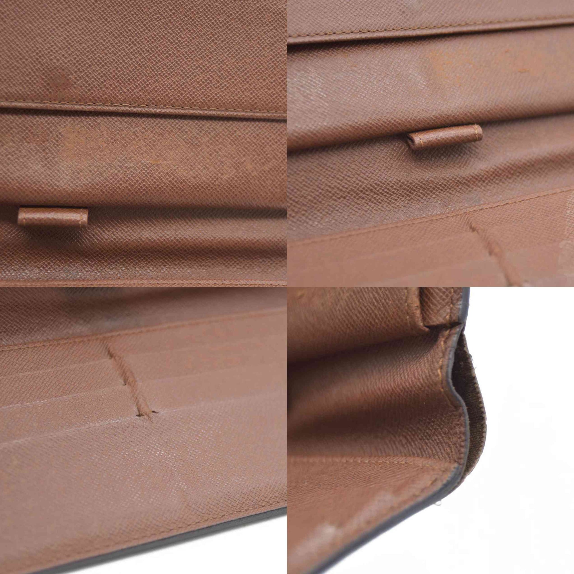 Louis Vuitton Monogram Porte Tresor International Trifold Long Wallet MB1023