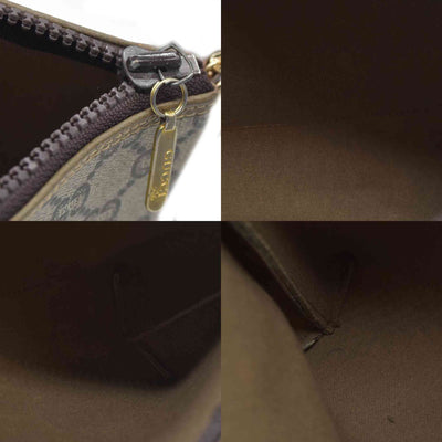 Gucci GG Gucci Plus PVC Leather Pouch Clutch Bag