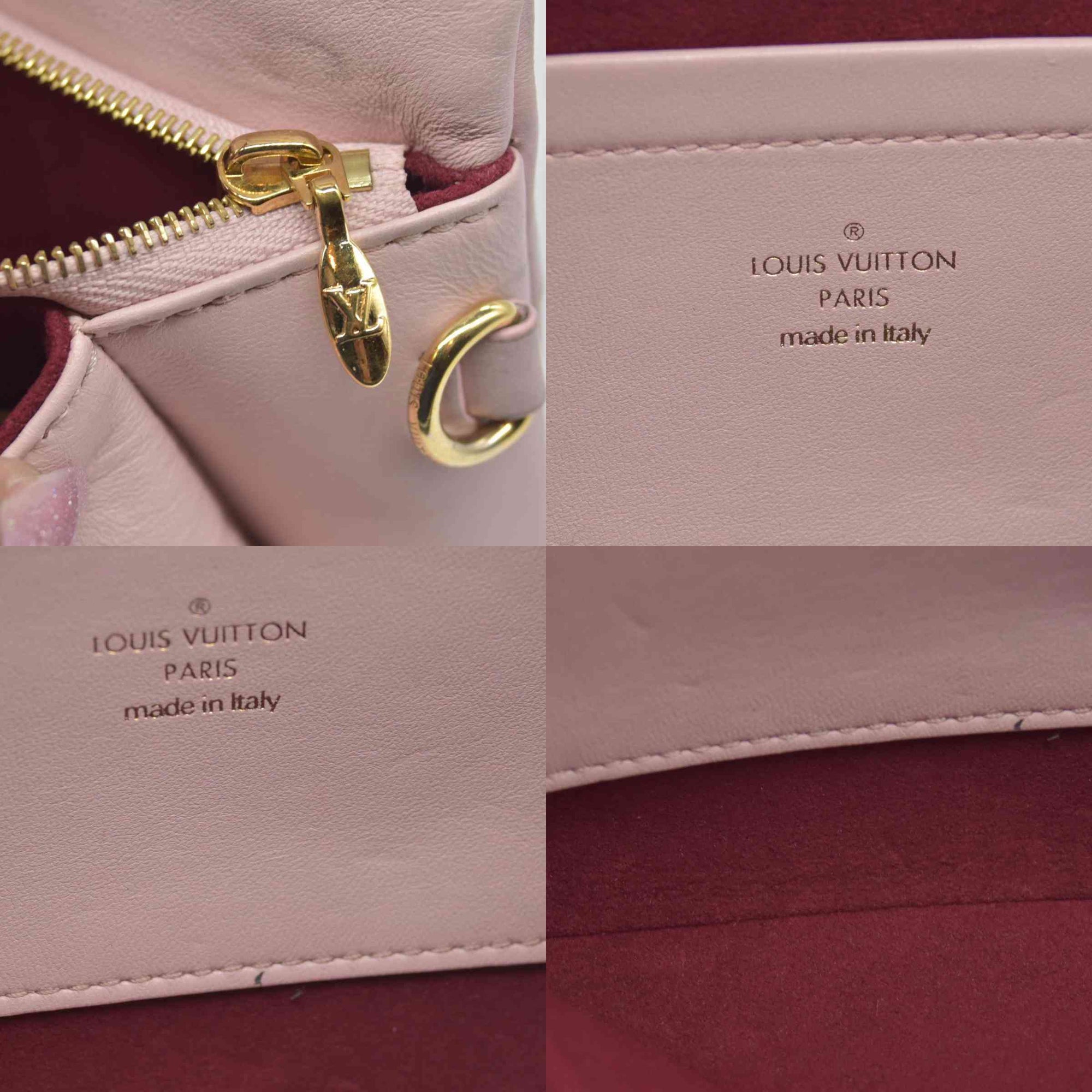 $2840 Louis Vuitton Monogram Embossed Pochette Coussin