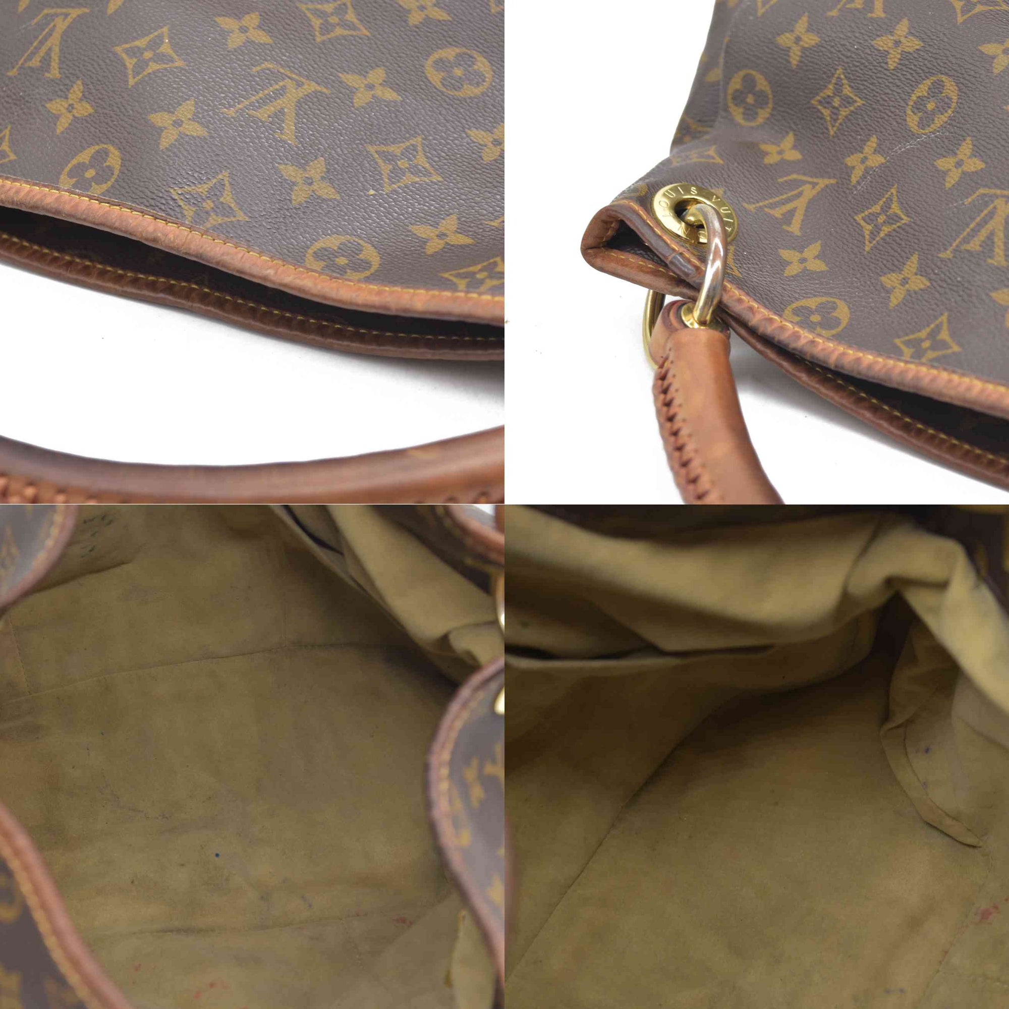 $2500 2021 Louis Vuitton Monogram Artsy MM NM Brown CA0261