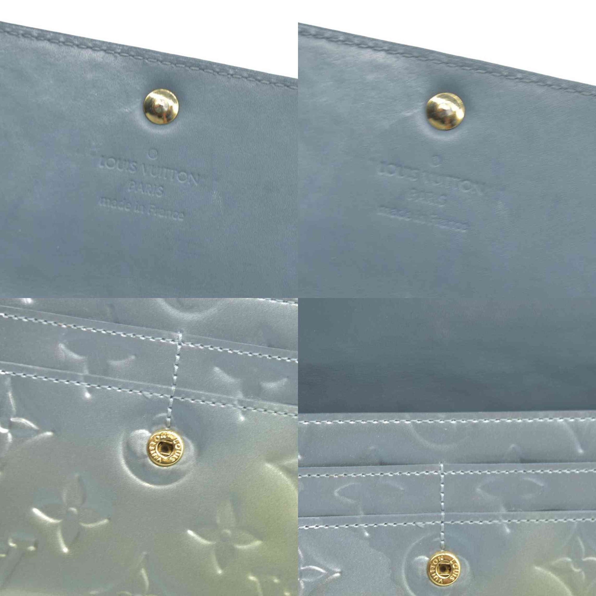 $840 LOUIS VUITTON Monogram Vernis Portefeuille Sarah Long Wallet TS3141 2011