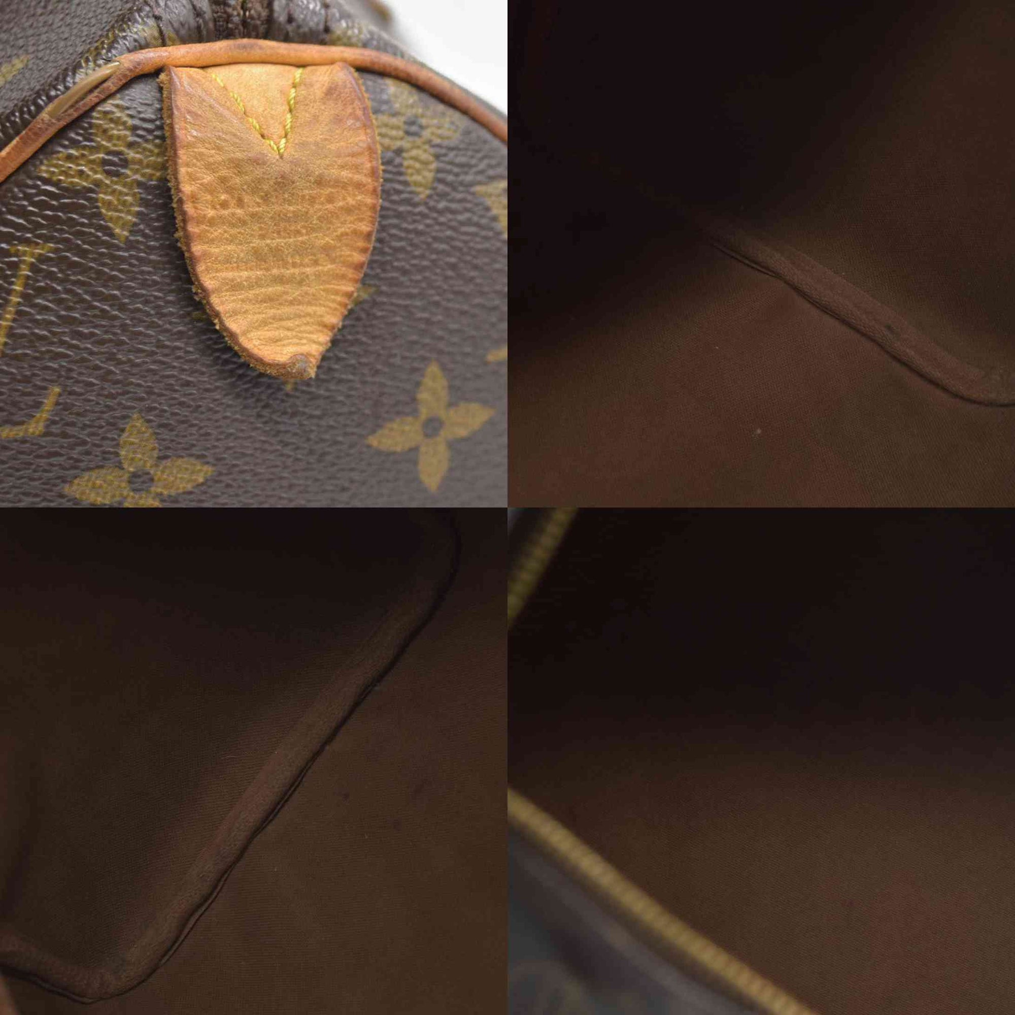 $1730 Louis Vuitton  Monogram Speedy 35 SD1007