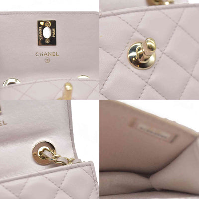 $3125 Chanel Quilted Mini Trendy CC Wallet On Chain Light Purple