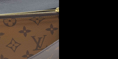 $885 RFID Louis Vuitton Reverse Monogram Giant Sarah Wallet