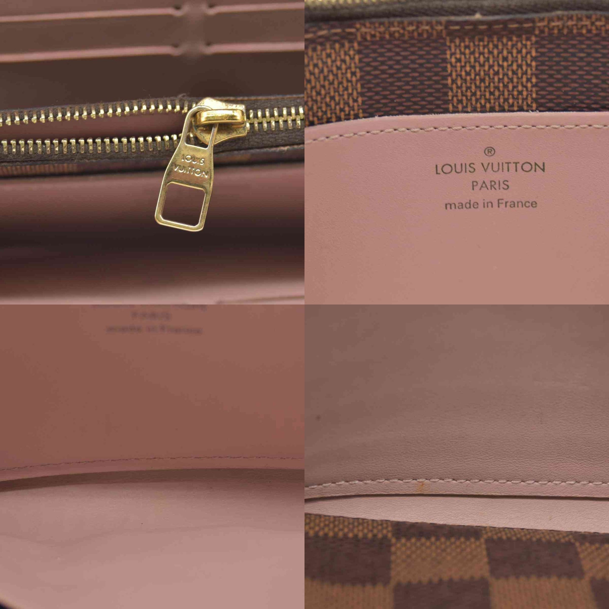 $1300 Louis Vuitton Damier Ebene Croisette Wallet on Chain