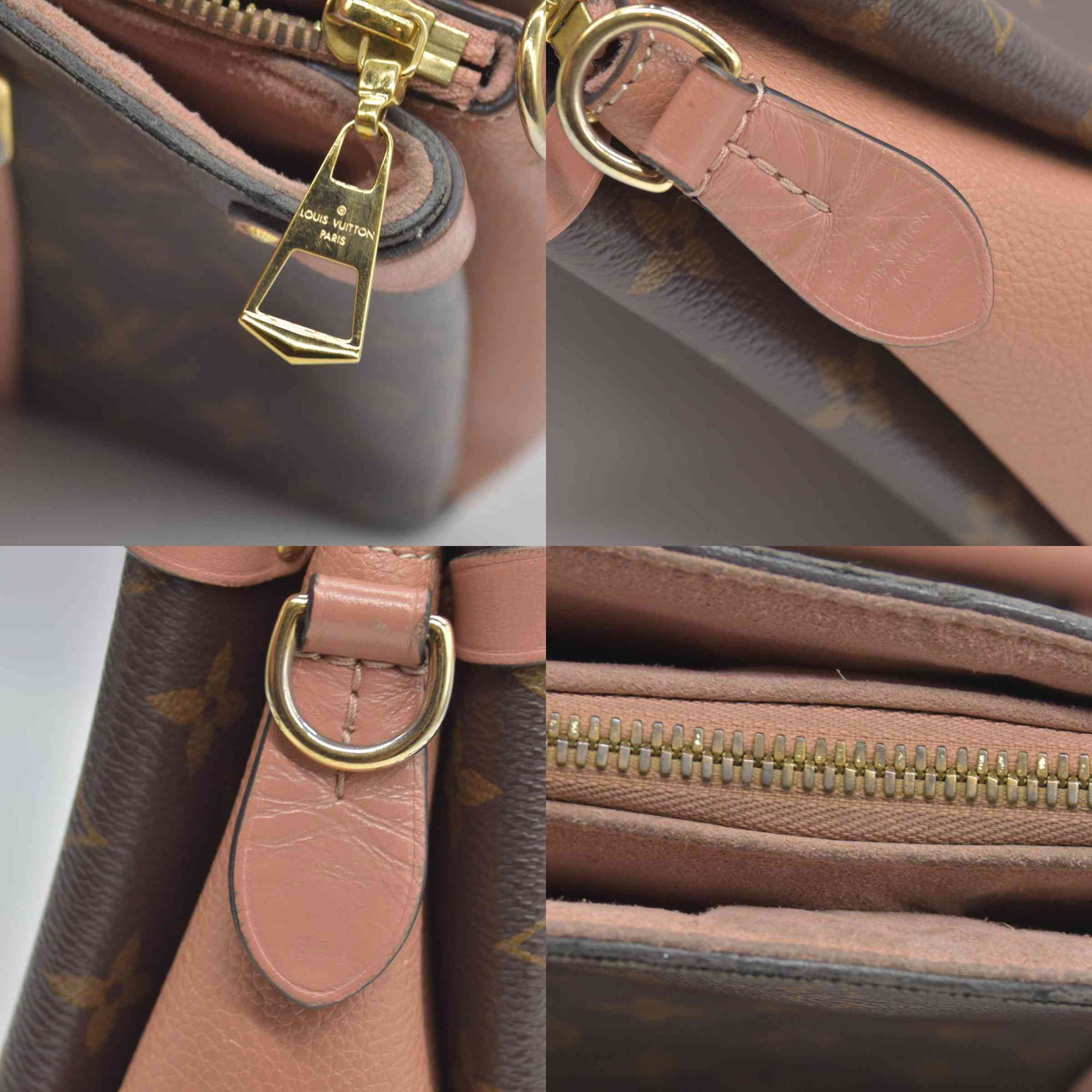 $2560 2019 Louis Vuitton Soufflot BB Monogram Peach Shoulder Bag Cloth CA4129 10019424