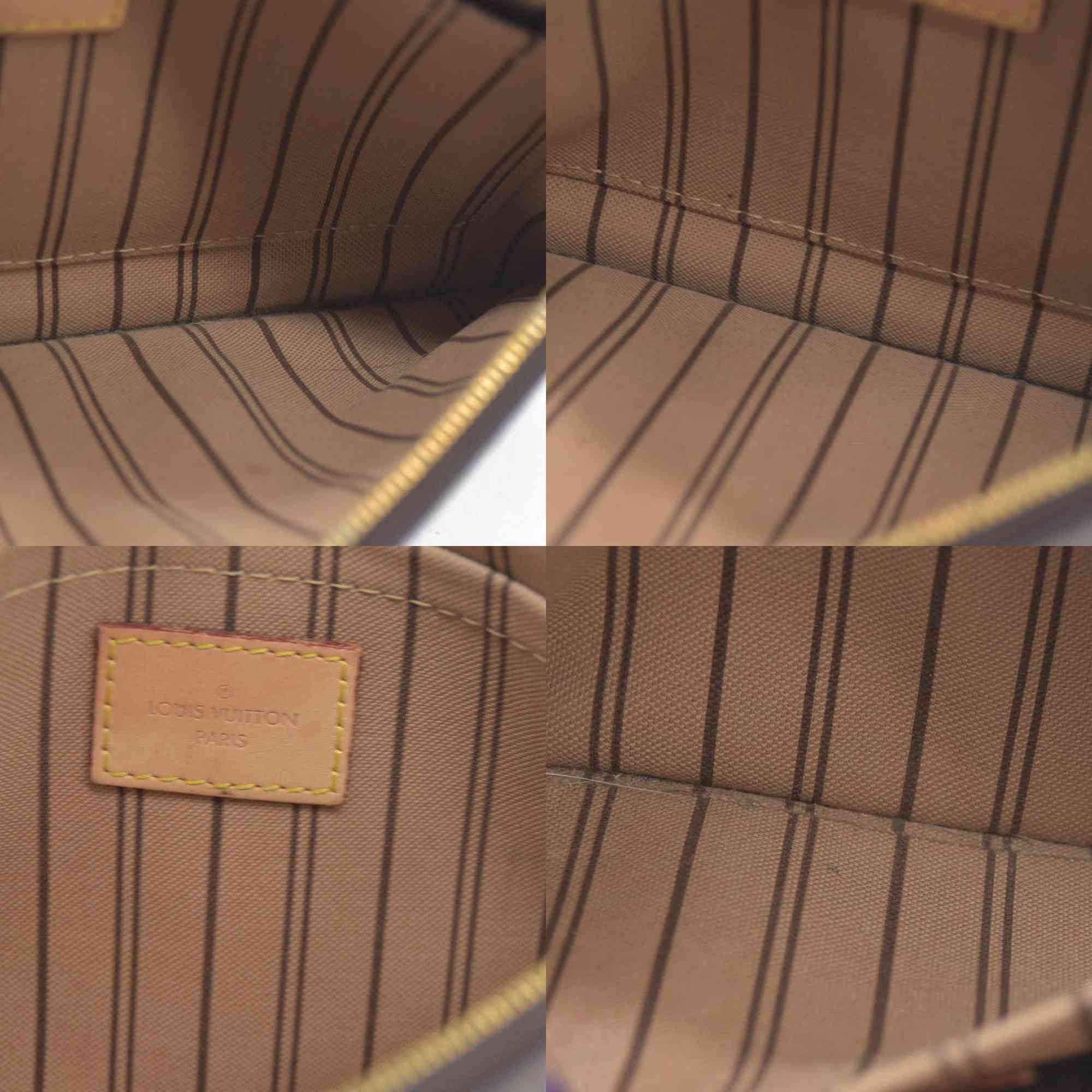 $2170 Louis Vuitton 2021 LV Monogram Neverfull MM Pochette