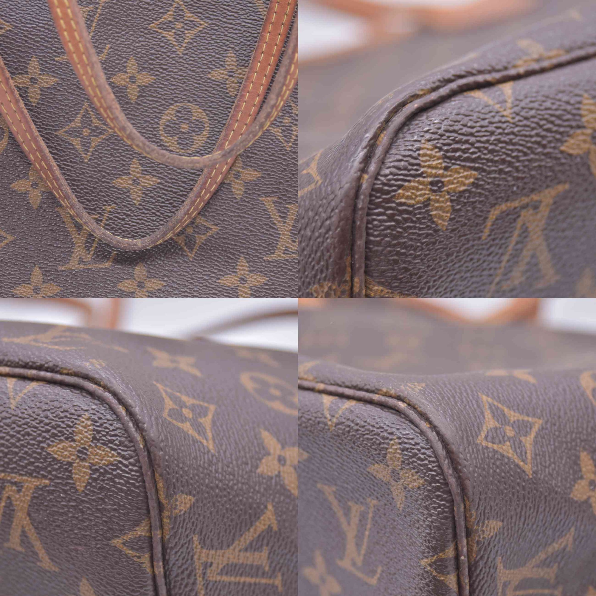 $2310 2014 Louis Vuitton Monogram Neverfull MM with Pouch 10021109 SR2134