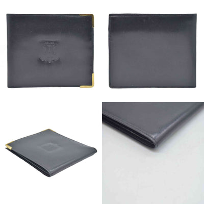 $415 2003 LOUIS VUITTON Black Epi Leather Pocket Organizer CONSIGNMENT SP0043