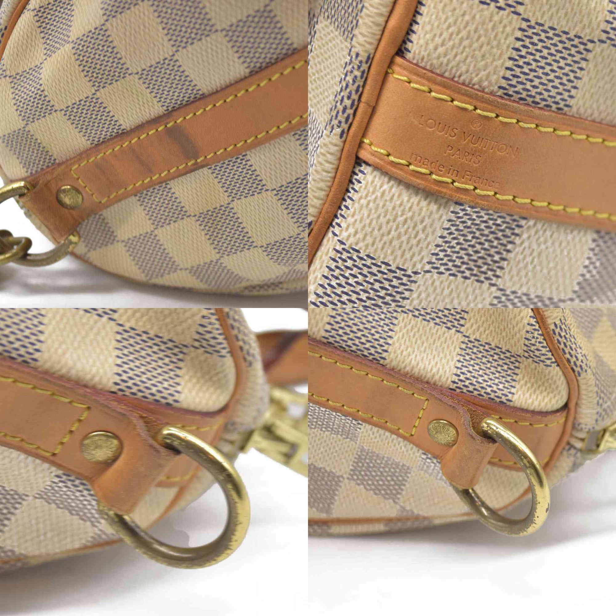 $1940 Louis Vuitton  Damier Azur Speedy Bandouliere 25 DU1154