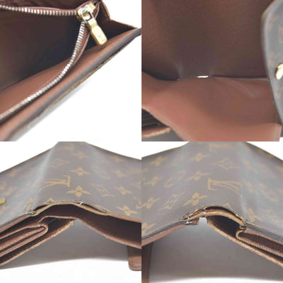 AUCTION $610 LOUIS VUITTON Monogram Alexandra Trifold Wallet CA4098