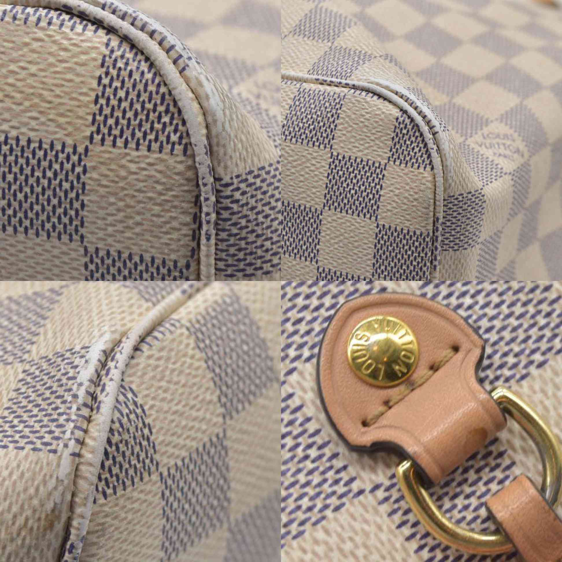 $2030 Louis Vuitton Damier Azur Braided Neverfull MM