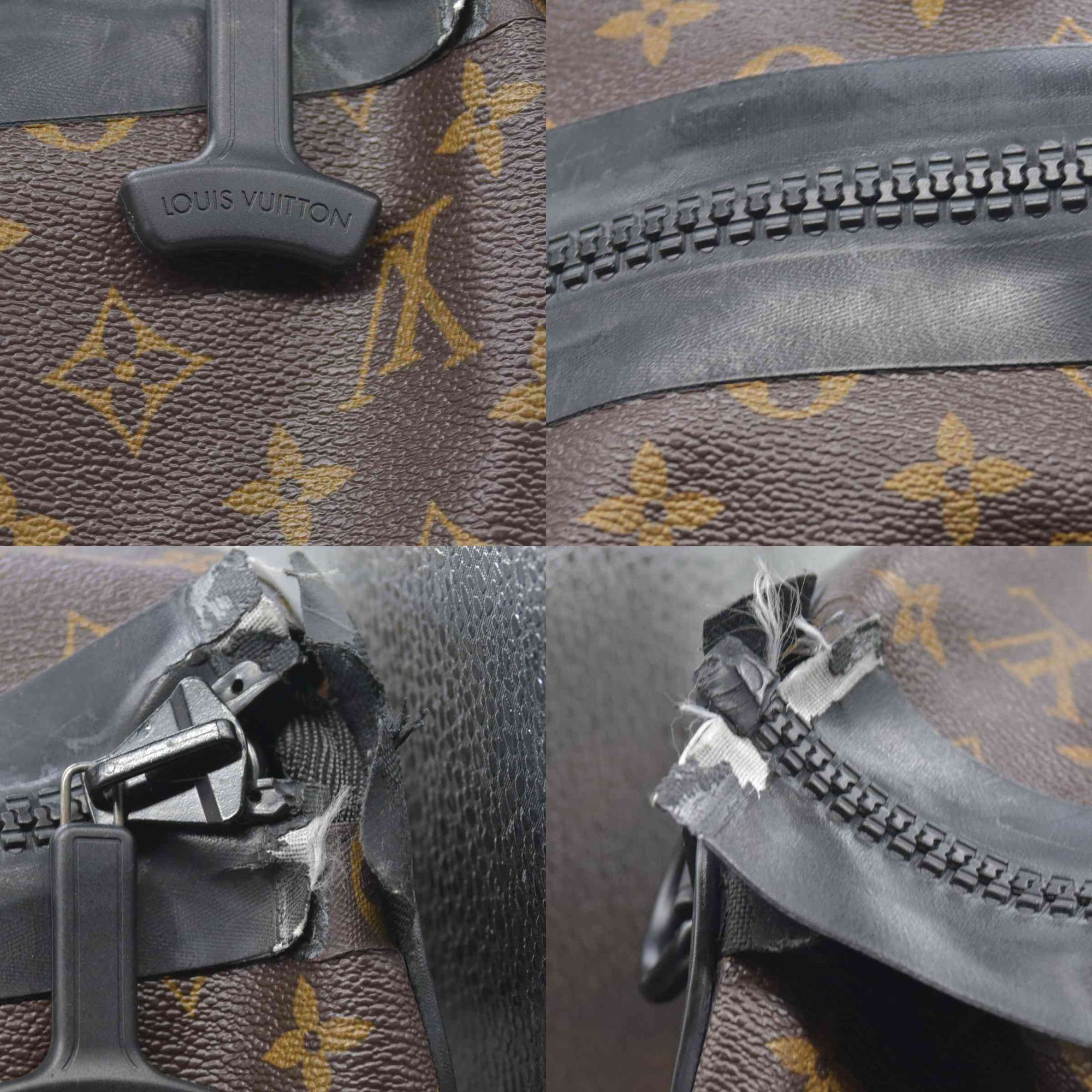 $3100 2007 Louis Vuitton Boston Bag Keepall Bandouliere 55 OL2087