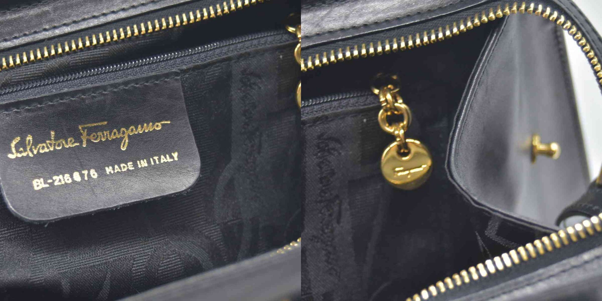 $1620 CONSIGNMENT Salvatore Ferragamo Vara Bow Shoulder Bag