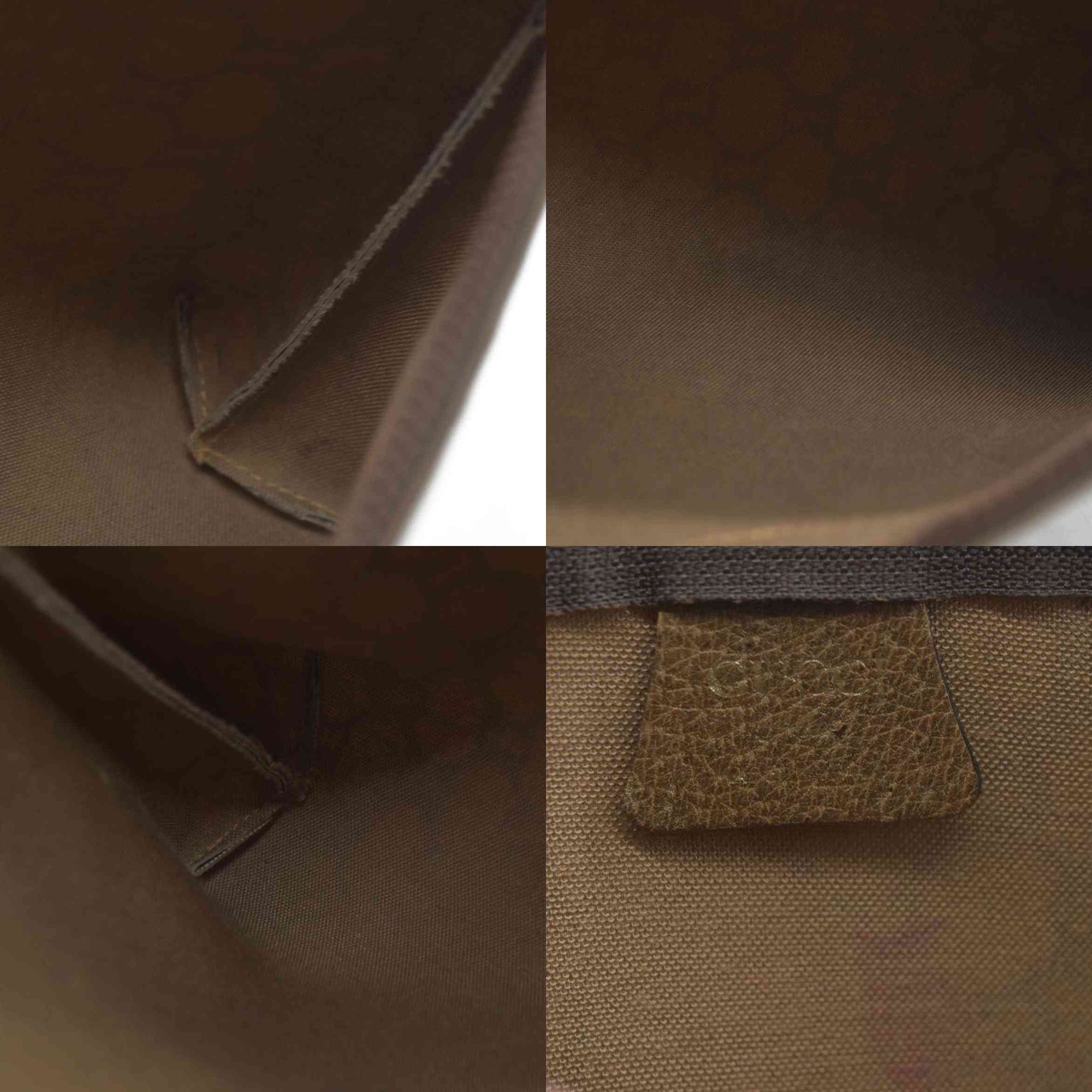 Gucci GG  Gucci Plus PVC Leather Pouch Clutch Bag