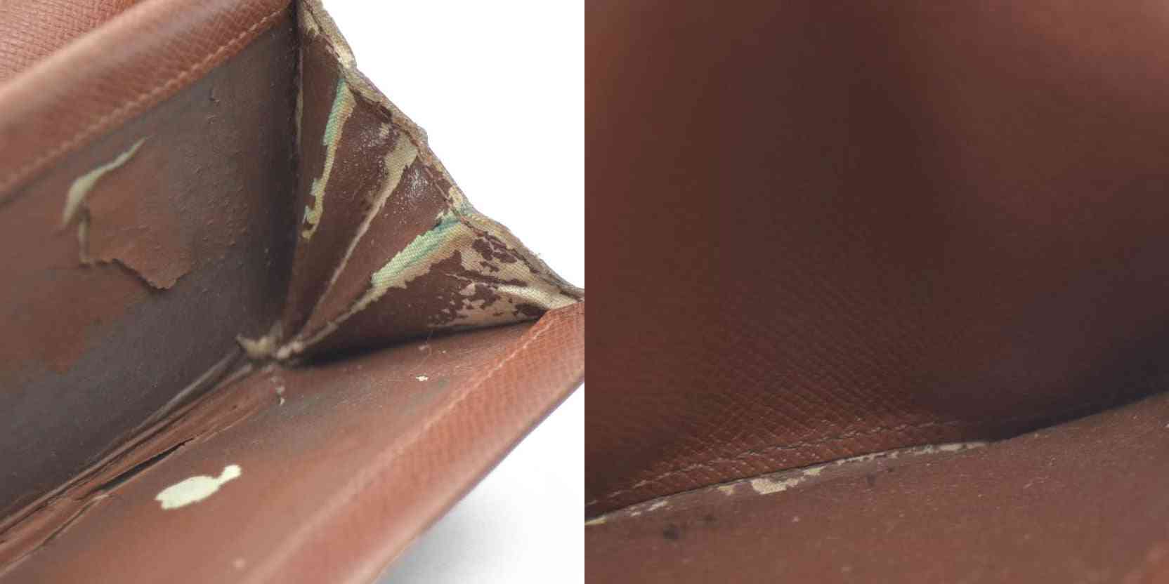 LOUIS VUITTON Monogram Plat Bifold Wallet Coin Case