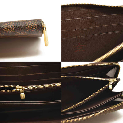 Louis Vuitton  Damier Ebene Zippy Wallet MI3192