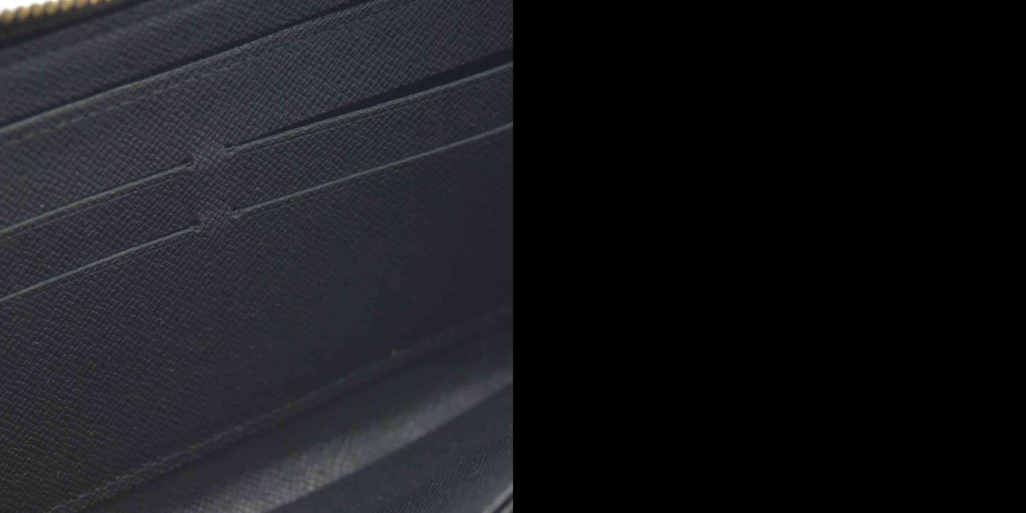 $1050 2013 LOUIS VUITTON Damier Payette Zippy Wallet Long Wallet Black CA1183