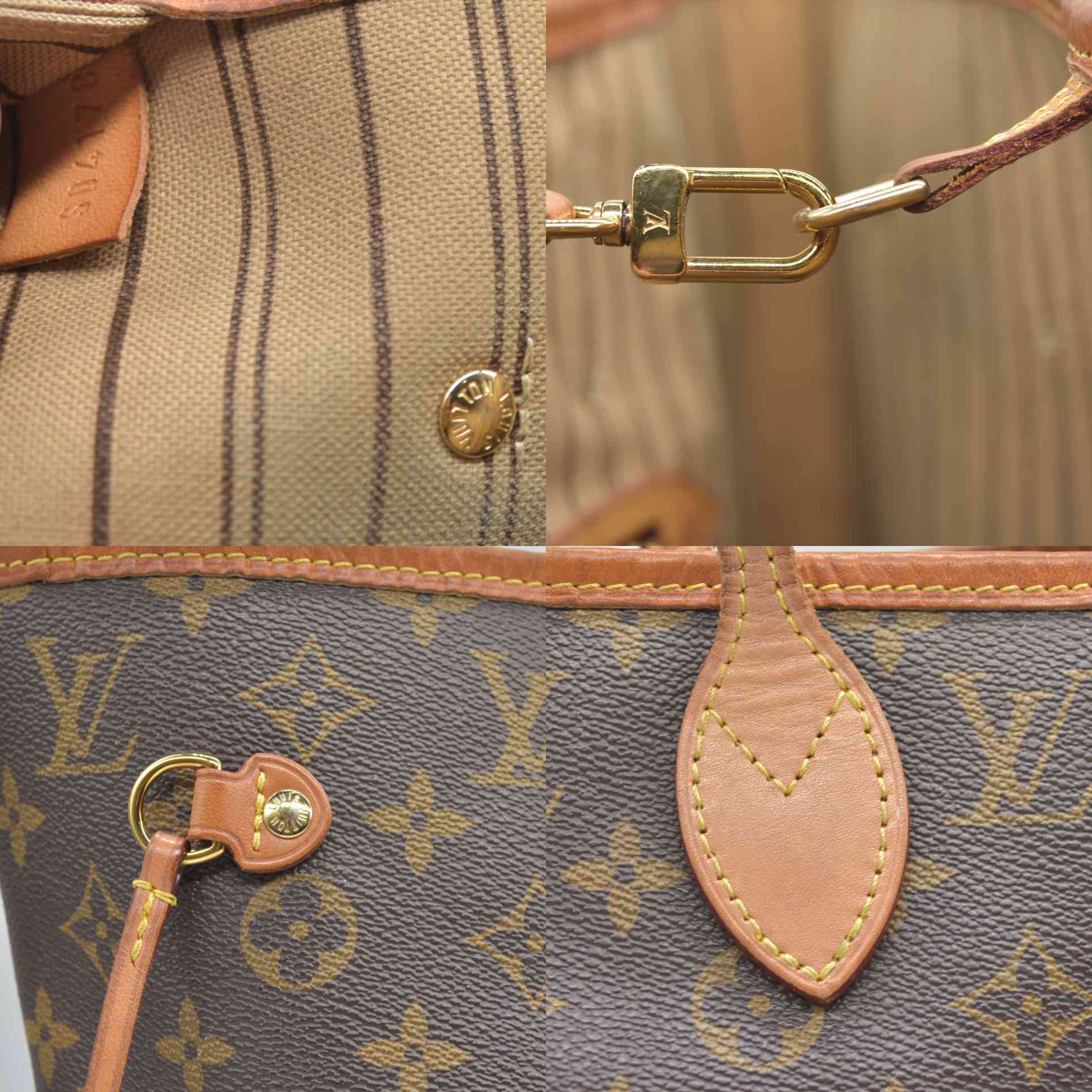 $2170 CONSIGNMENT Louis Vuitton Neverfull MM Monogram Tote 2018 SD4178