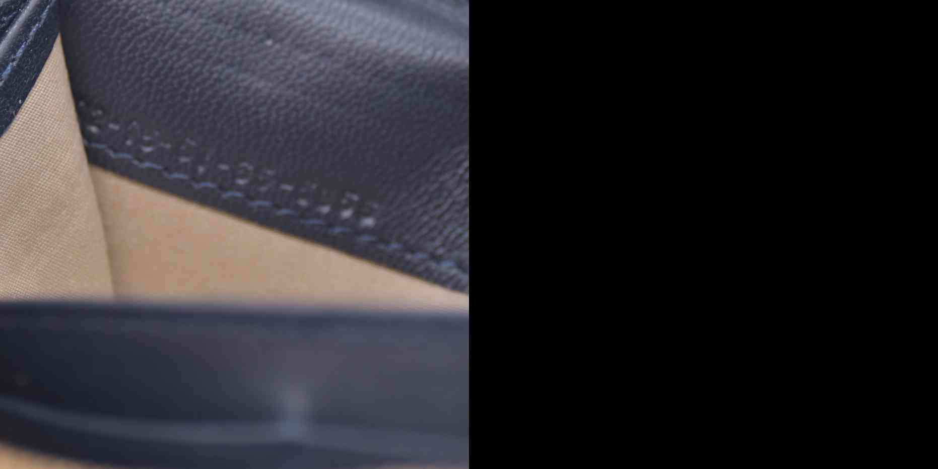 $550 Chloe Blue Leather Bow Bobbie Zippy Long Wallet 10020987