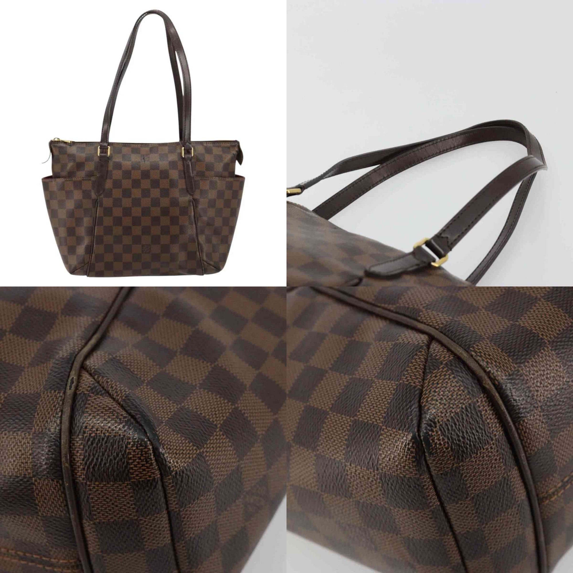 $1,350 2014 Louis Vuitton Damier Ebene Totally PM Tote Bag TJ2104