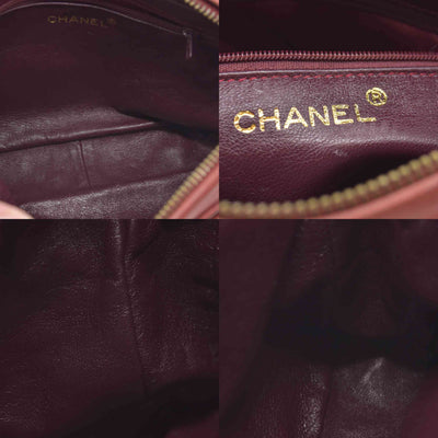 $3850 1986-1988 Chanel Red Lambskin Tassel CC Fringe Camera Bag