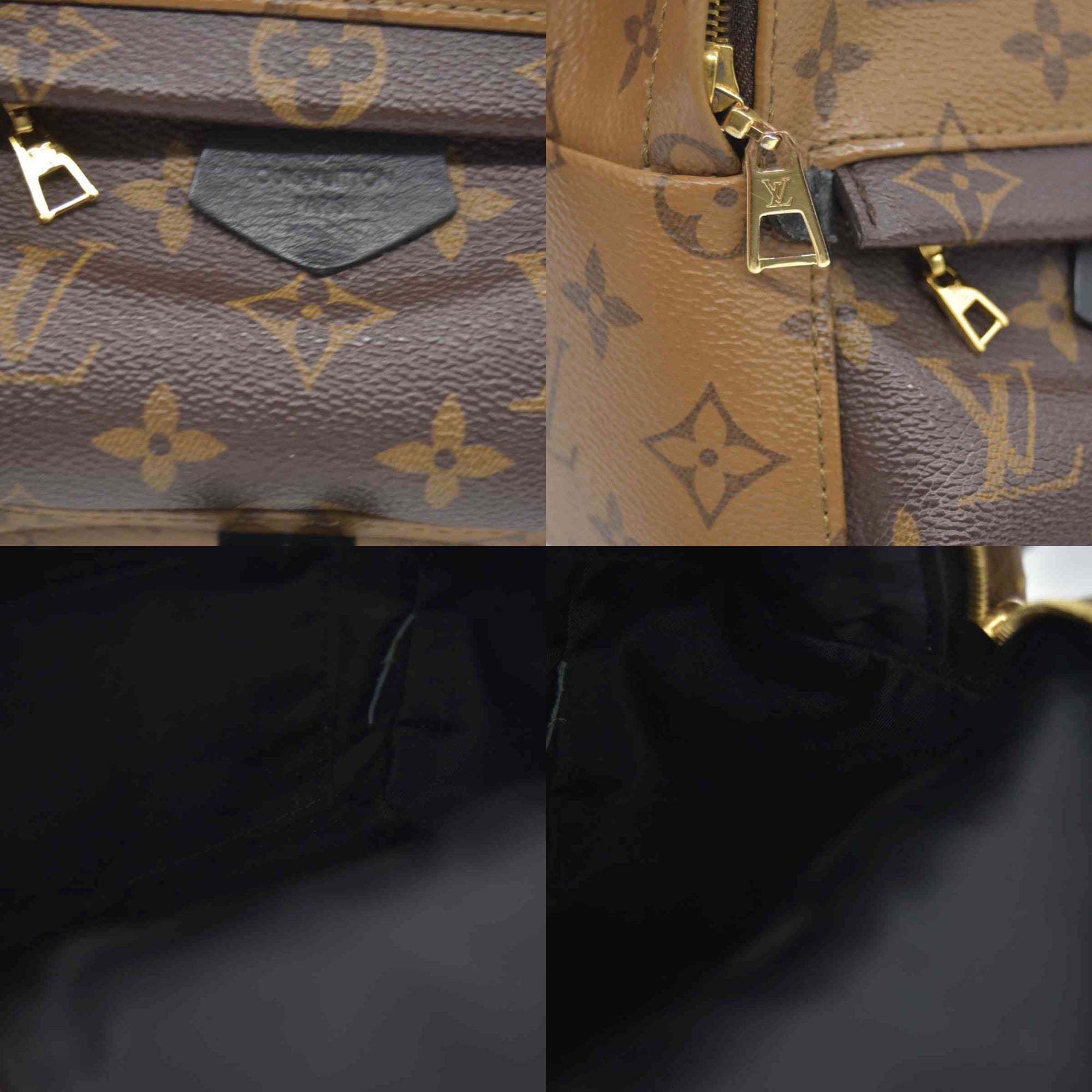 $2770 2017 Louis Vuitton monogram reverse Palm Springs backpack MINI FL3177