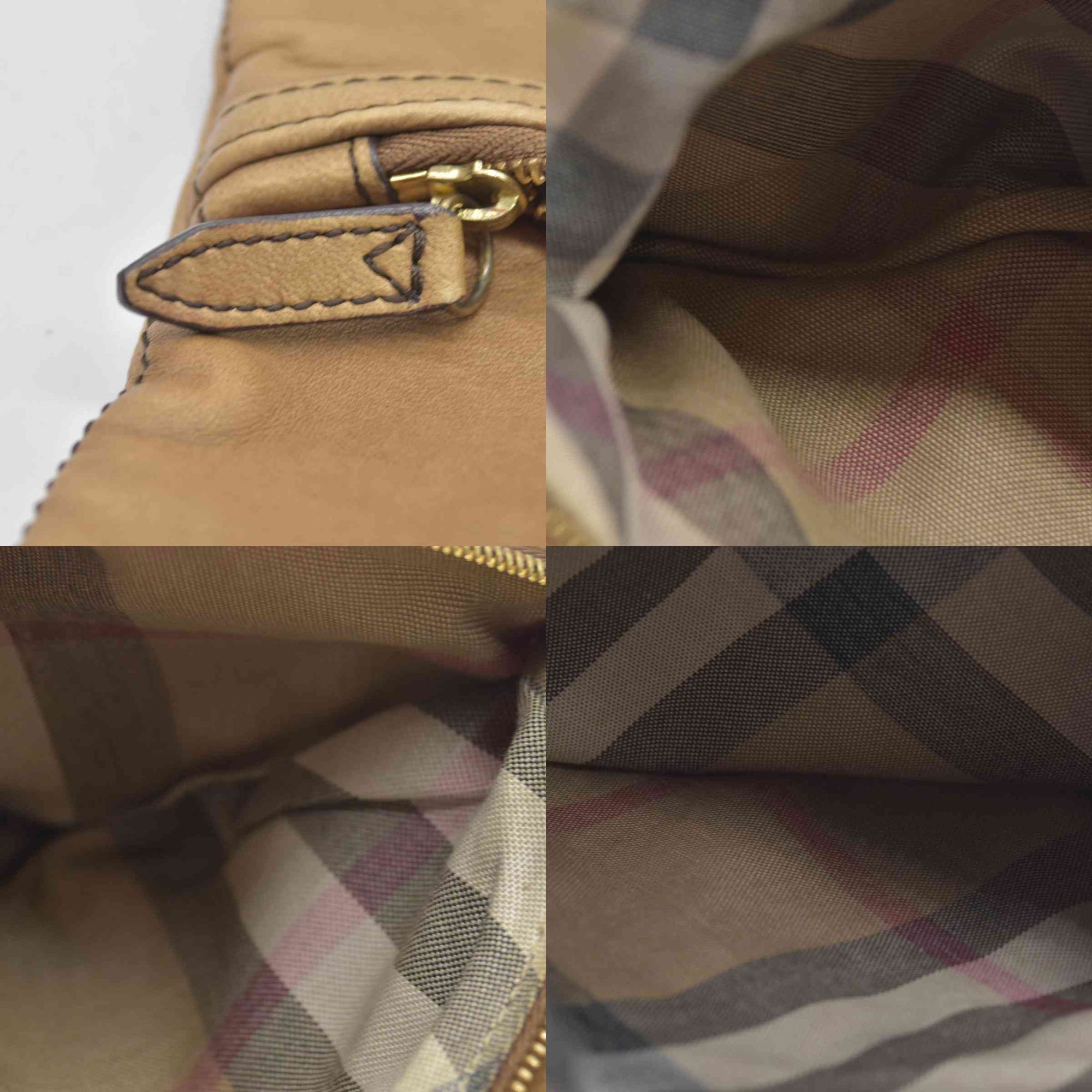 $990 Burberry  Leather Fold Over Wristlet Clutch CONSIGNMENT