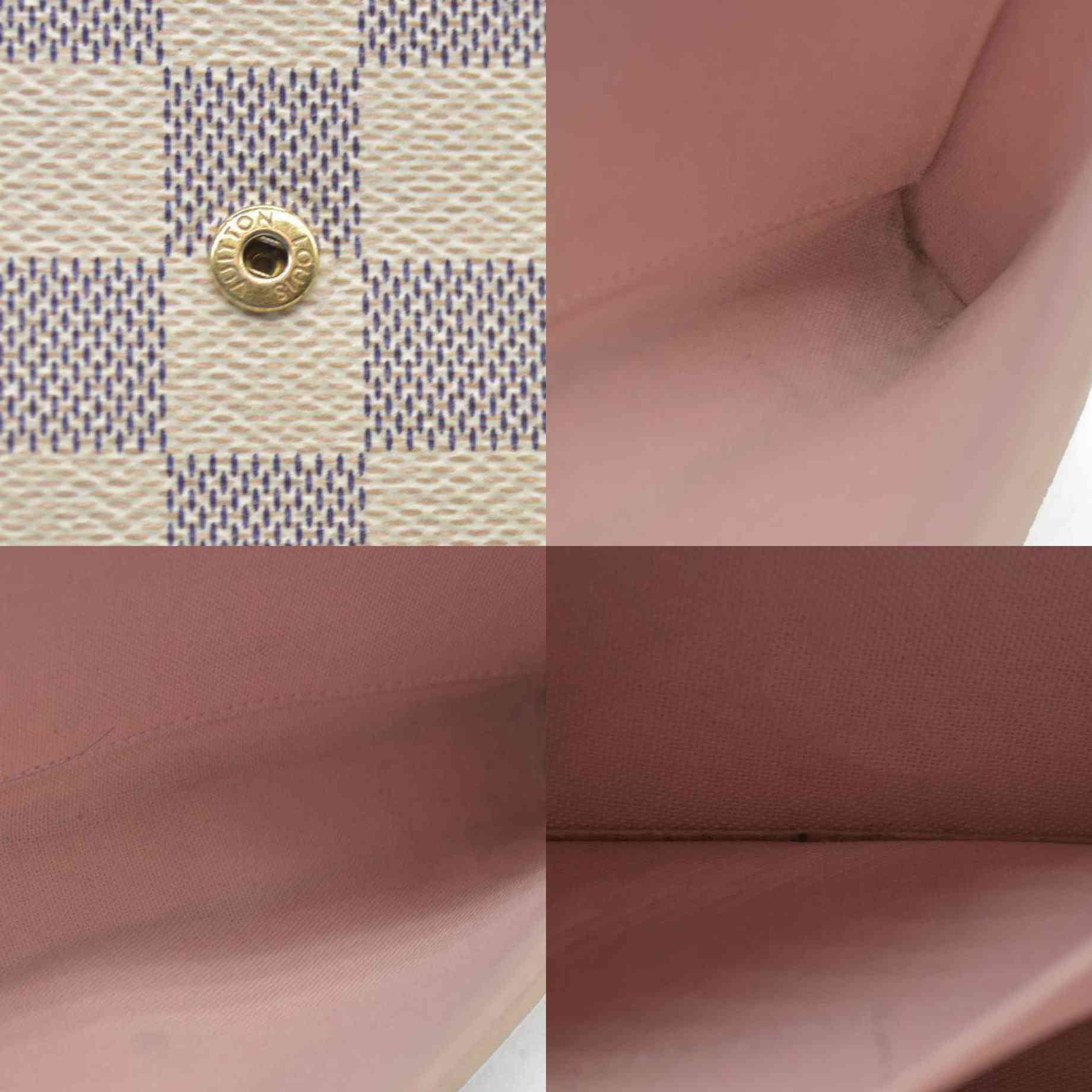 $1580 Louis Vuitton Damier Azur Pochette Félicie