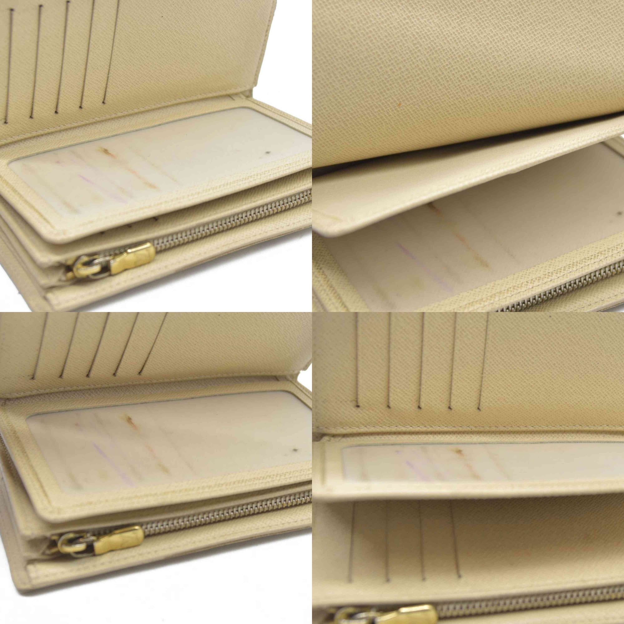 $610 LOUIS VUITTON Damier Azur Alexandra Trifold Wallet