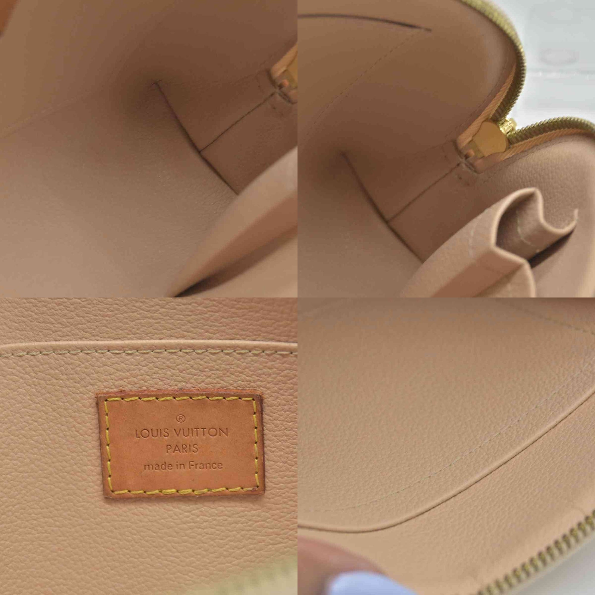 $1010 Louis Vuitton Damier Azur Cosmetic Pouch GM