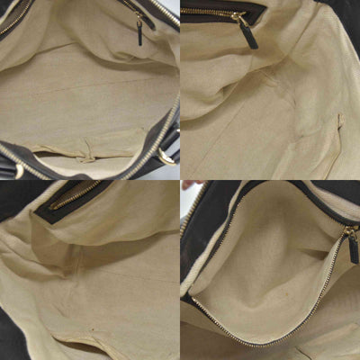 $2150 CONSIGNMENT GUCCI Cellarius Calfskin Small Soho Top Handle Satchel Black