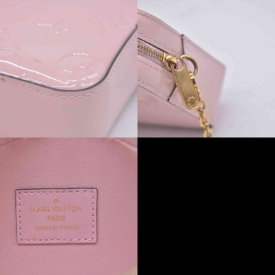 $1395 2017 Louis Vuitton Vernis Camera Pouch Rose Ballerine TS2147